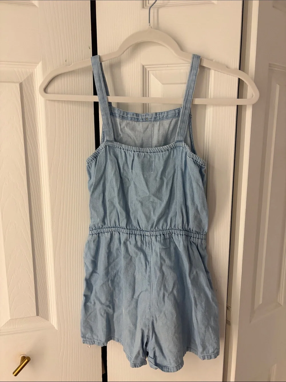 Old Navy Light Blue Chambray Girls' Romper